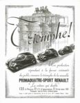1939 Renault Primaquatre-Sport. Triomphe!