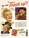1943 Get That 'Fresh up'! 7up 'fresh up' with Seven-Up