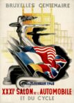 1948 Bruxelles Centenaire. XXXIe Salon de l'Automobile Et Du Cycle