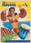 1950 Fly To Gay Havana. Mexicana De Aviacion & Pan American World Airways