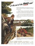 1951 at the end f the Paved road. Allis-Chalmers Rumely
