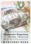 1952 III. Carrera Panamericana Mexico. Triumphaler Deppelsieg. Mercedes-Benz