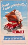 1954 Renault 4CV, pensez a votre portefeuille!