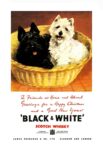1954 To Friends at Home and Broard Greetings for a Happy Christmas and a Good New Year. 'Black & White'