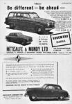 1955 Borgward Hansa Ads 1955 (top) and 1953 (bottom)