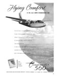 1955 Flying Comfort in the new Aero Commander 560