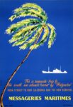 1955 For a romantic trip… From Sydney to New Caledonia and the New Hebrides. Messageries Maritimes
