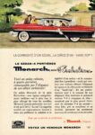 1955 Monarch Richelieu Sedan. La Commodite D'Un Sedan... La Grace D'Un 'Hard-Top'!