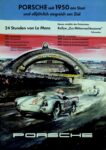 1955 Porsche seit 1950 am Start und alljährlich siegreich am Ziel. 24 Stunden von Le Mans