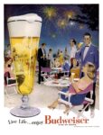 1956 Live Life ... enjoy Budweiser