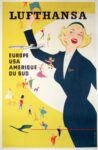 1956 Lufthansa. Europe USA Amerique Du Sud