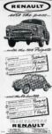 1956 Renault Fregate and DeLuxe 750