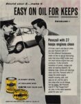 1956 Sound your Z... make it Easy On Oil For Keeps. Pennzoil