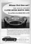 1957 Aston Martin DBR1 & DB2-4. Winner first time out!