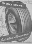 1957 In Any Event... Olympic Tyres. Australia's Champions!