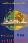 1959 Holland-America Line. Tomorrows ship... Today! s.s. Rotterdam