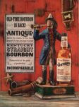 1959 Old-Time Bourbon Is Back! Antique. Kentucky Straight Bourbon