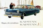 1959 Opel Kapitän & Kapitän 'L'. Wagen, die verwöhnen
