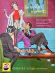 1959 So sociable, so smart. Pepsi-Cola the Light refreshment