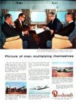 1960 Picture of men multiplying themselves. Beechcraft