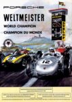 1960 Porsche Weltmeister Word Champion Champion Du Monde