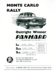 1961 Panhard PL 17. Monte Carlo Rally. Outright Winner Panhard