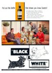 1961 Put out the bottle that shows you know Scotch! ‘Black & White’