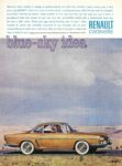 1961 Renault Caravelle, blue-sky idea
