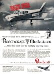 1962 Announcing The Sensational All-New Beechcraft Musketeer