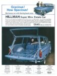 1963 Hillman Super Minx Estate Car. Gracious! How Spacious!
