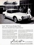 1963 Studebaker Avanti with Indy 500 Winner Rodger Ward