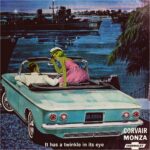 1964 Chevrolet Corvair Monza Convertible. It has a twinkle in its eye