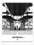 1964 Thousand Of Experts At Your Service. Alitalia Airlines