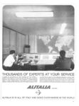 1964 Thousands Of Experts At Your Service. Alitalia Airlines