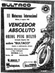 1965 Bultaco. III Motocross Internacional, Bilbao