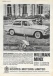 1965 Hillman Minx DeLuxe. Family showpiece