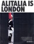 1967 Alitalia Is London