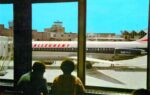1968 Allegheny Airlines Jet at Weir Cook Airport, Indianapolis, Indiana Postcard