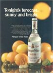 1968 Tonight's forecast, sunny and bright. Morgan White Rum