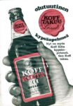 1968 olutuutinen . Koff Takuu Garanti. kypsänpehmeä Koff Kilta