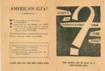 1969 American G.I's! What's In Washington's War For You