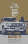 1969 Datsun 910 4-door sedan. The World's Best $2000 Car