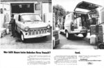 1969 Ford Transit. Wer hilft Ihnen beim Beladen Ihres Transit. Ford