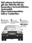1969 NSU Ro 80. Dar neue Fahren