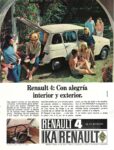 1969 Renault 4. Con alegria interior y exterior