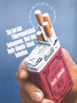 1969 Sie hat das Filtermundstück bekommen. Und den Roth-Händle Tabak behalten