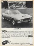 1970 Aston Martin DBS. Jubilee Year 1920-1970