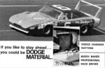 1970 Dodge Charger Daytona with Buddy Baker Professional Race Driver