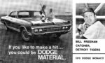 1970 Dodge Monaco with Bill Freehan Catcher, Detroit Tigers