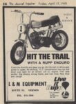 1970 Hit The Trail With A Rupp Enduro